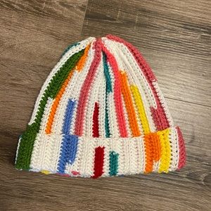 Scrappy Crochet Beanie